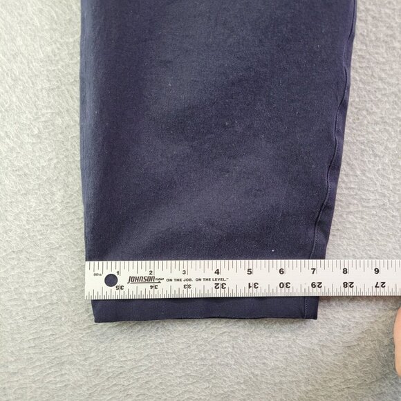Spanx Pants Womens LP Blue Polished Ankle Slim Slimming Pull On High Rise - Picture 10 of 13